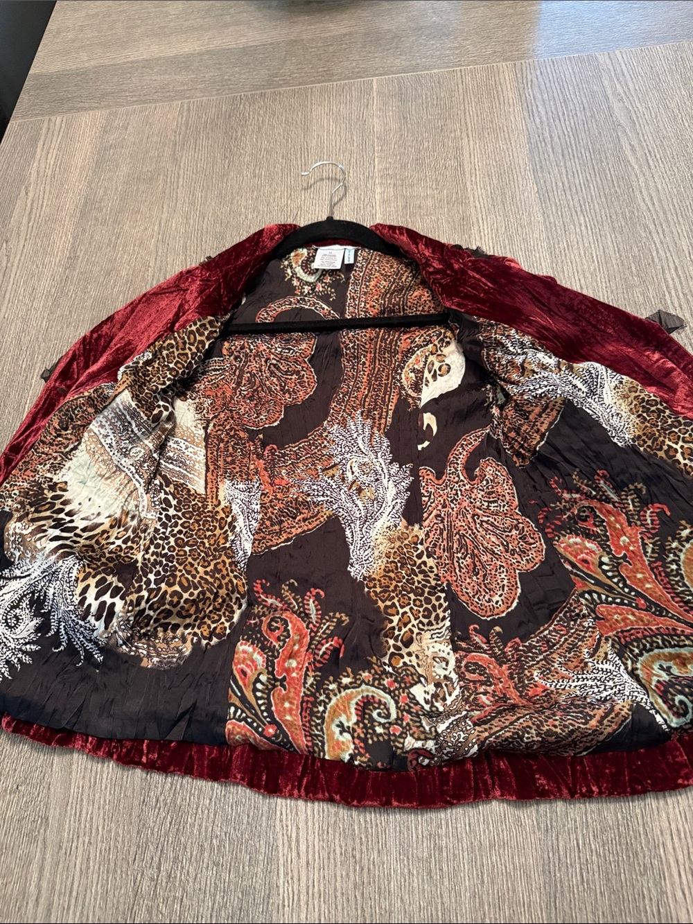 Alberto Makali Red Ruffled Trim Blazer - Picture 5 of 10